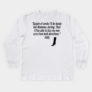 absolutely fabulous quote Kids Long Sleeve T-Shirt